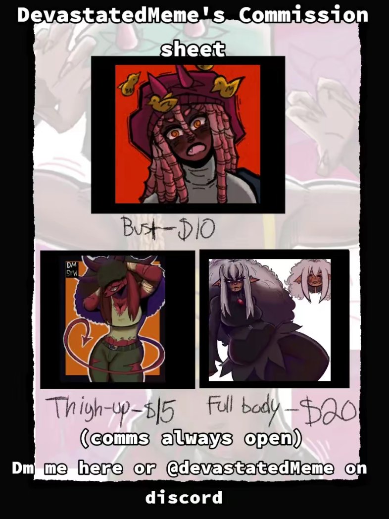 DevastatedMeme 🔞|Coms open| tweet media