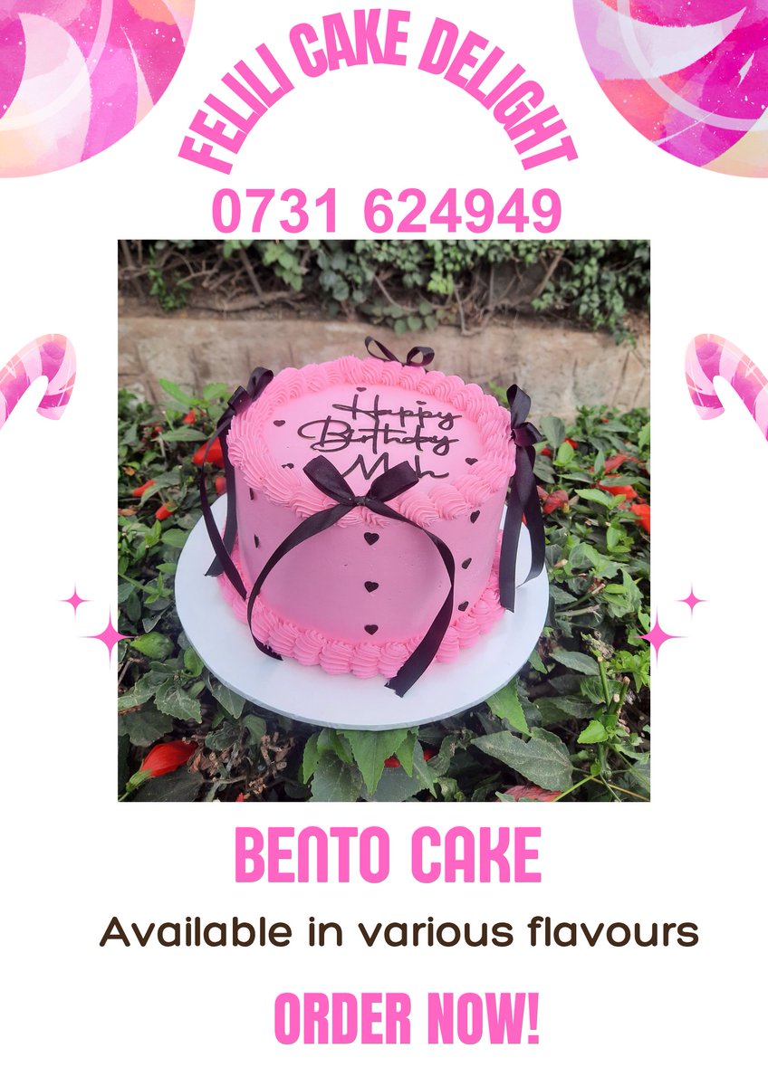 FeliliD's tweet photo. Sweet, cute, and perfectly sized — try our Bento Cakes today! 🍰✨ https://t.co/EteqLDO59y
