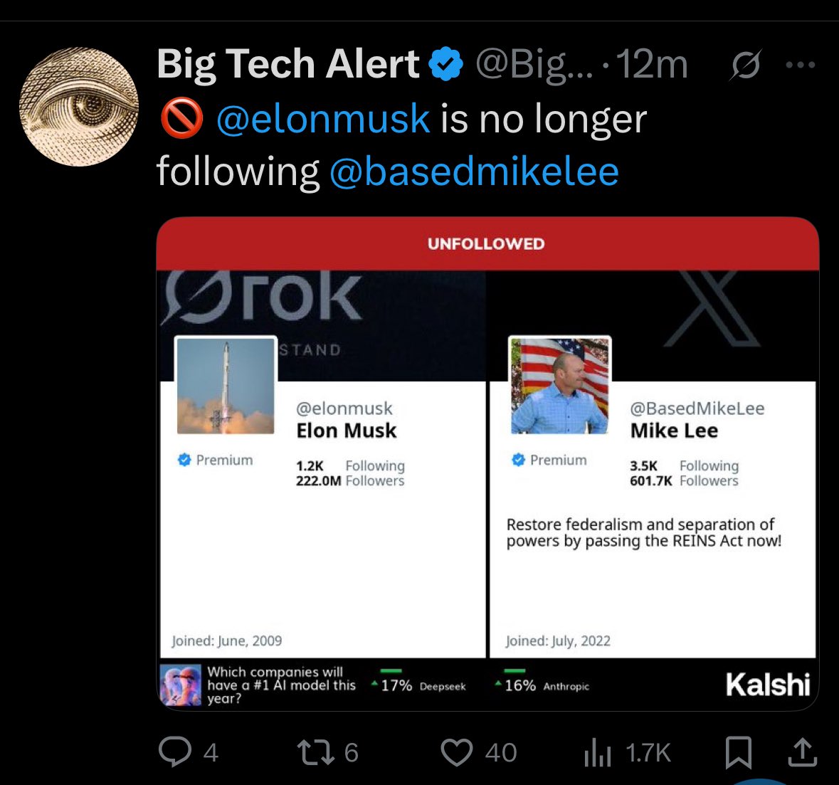 thogge's tweet image. Mike is having a very bad night.
I know the type well.
When their leader (fake friend) shuns them they lose all sense of self worth. He’s spent the last 3+ years without independent self worth, playing status games with people who don’t even like him. Sad.