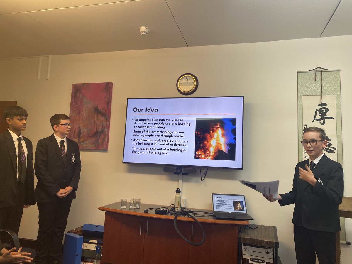 Action packed week. Mr Robson, Mr Brocklebank and Mrs Sanders all enjoyed the Y7 Vesey Innovation Award presentations this week.