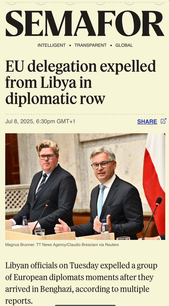 Even Libya, in civil war for 12+ years, pushes back against EU exploitation. Meanwhile, SL lets the EU that meant for Somalia to come and fill it with NGOs that control our policies, institutions &amp; minds.. turning us into a soft colony. 

Sad.