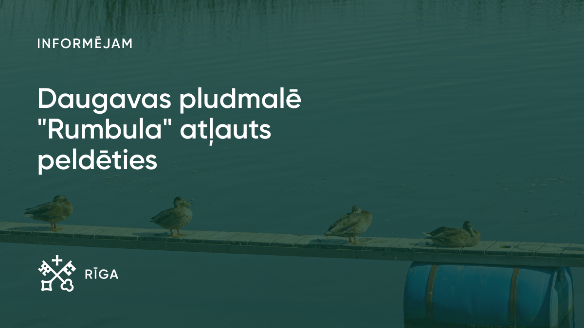 Pēc atkārtoti veiktajām analīzēm ūdens kvalitāte Daugavas pludmalē “Rumbula” ir uzlabojusies un tagad šajā peldvietā peldēt ir atļauts. Vairāk: bit.ly/3Uc18C1