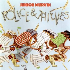 "Police and thieves in the streets
Fighting the nation with their guns and ammunition
Police and thieves in the streets
Scaring the nation with their guns and ammunition

From Genesis to Revelations,
What the next generation will be, hear me..."