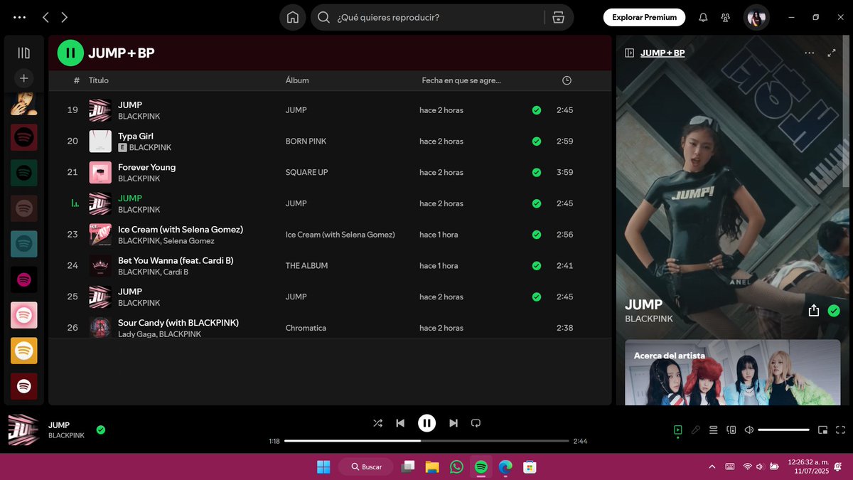 cloudSudal_M's tweet photo. stream
1 JUMP OUT NOW
#READYTOJUMP #JUMP #BLACKPINK
@BLACKPINK https://t.co/66RKqDE3r6