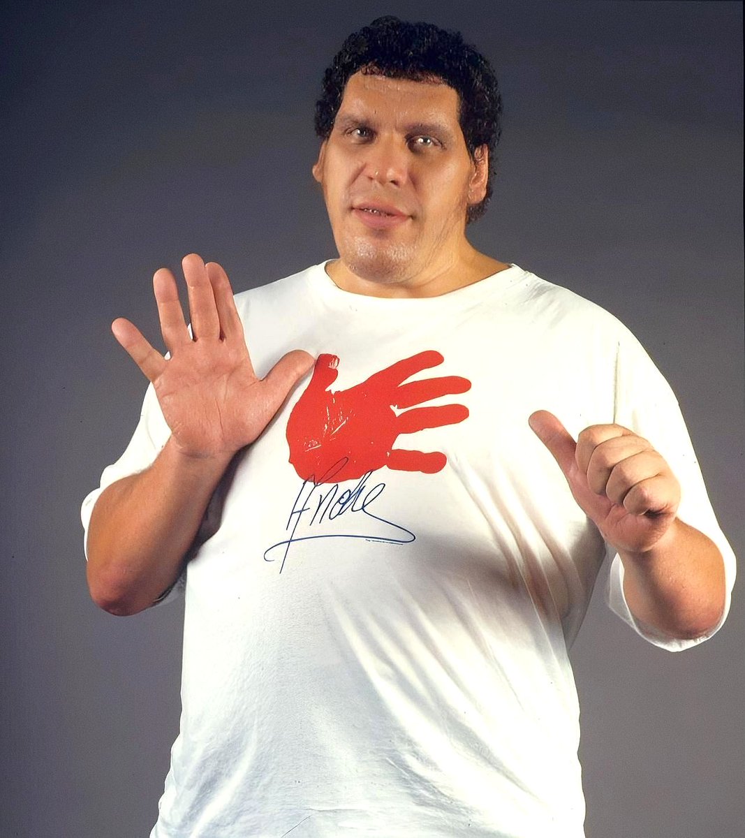 📷 WWF studio shots - Andre the Giant! 📸 Photos from 1988