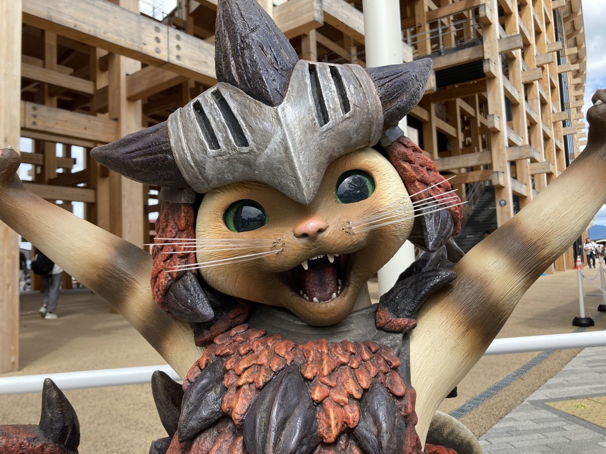 今日も会場でお待ちしているニャ！

#モンハンブリッジ #MHBridge