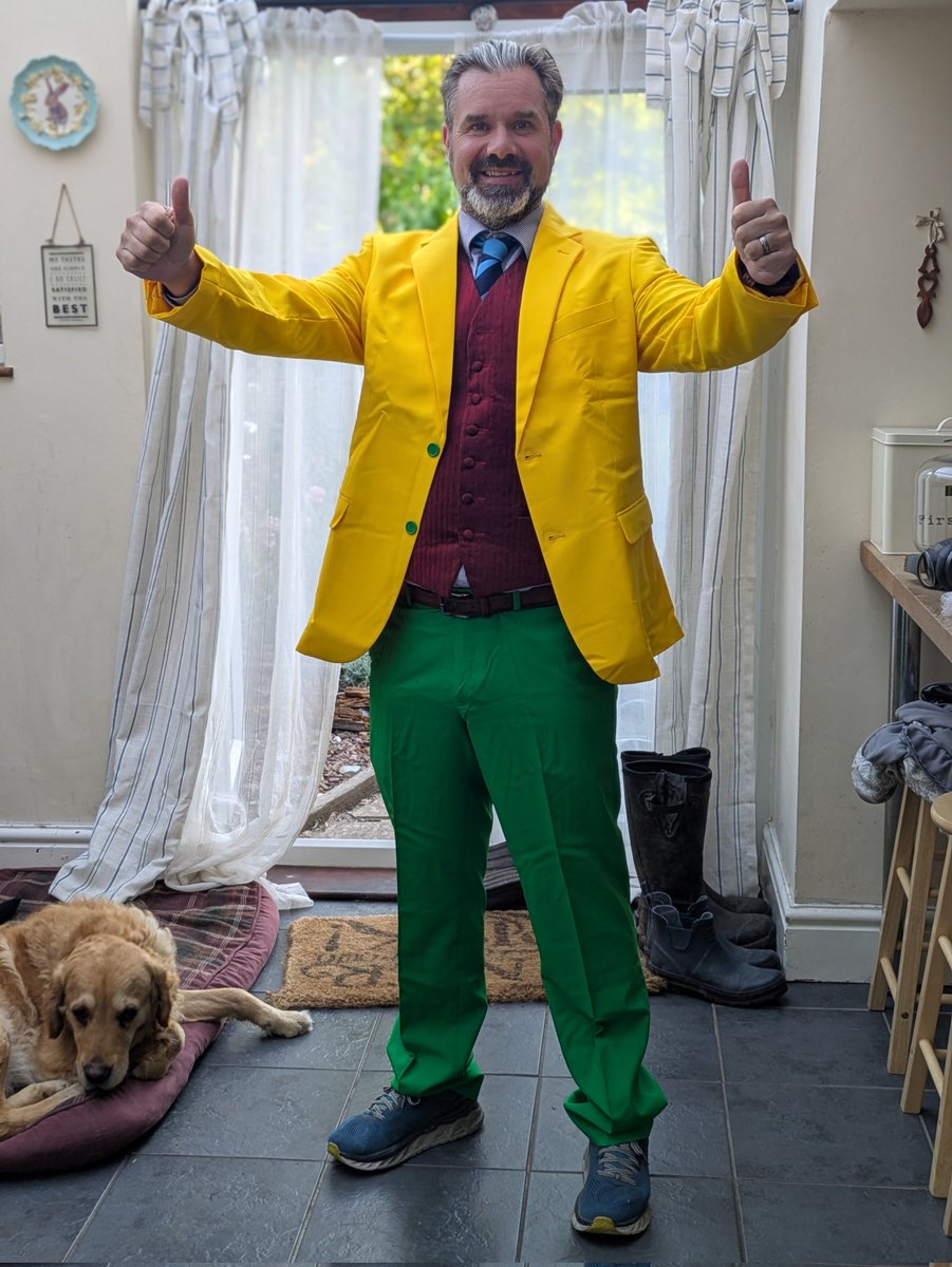 𝔸𝕞𝕒𝕟𝕕𝕒 𝕌𝕗𝕗𝕖𝕟𝕕𝕖𝕝𝕝 🇮🇪 (@manduff) on Twitter photo My fabulous husband, <a href="/RPUffendell/">Richard Uffendell</a> bringing some cheer for the students at school who will compete in or support Sports Day today. His suit showcases ALL House colours at <a href="/AshtonParkSch/">Ashton Park School</a>. 💛💚❤️💙 My fabulous husband, <a href="/RPUffendell/">Richard Uffendell</a> bringing some cheer for the students at school who will compete in or support Sports Day today. His suit showcases ALL House colours at <a href="/AshtonParkSch/">Ashton Park School</a>. 💛💚❤️💙