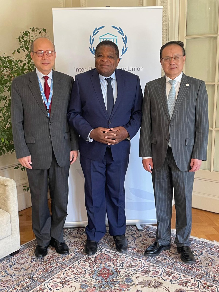 Martin Chungong (@martinchungong) on Twitter photo Pleased to meet the delegation led by H.E Mr. Hu Xiaoli of the National People's Congress with Amb. Chen Xu <a href="/ChinaMissionGva/">China Mission Geneva</a> to discuss arrangements for the #6WCSP <a href="/UNGeneva/">United Nations Geneva</a>. I look forward to strengthening ties with a valued partner and welcoming Speaker Zhao Leji to Geneva. Pleased to meet the delegation led by H.E Mr. Hu Xiaoli of the National People's Congress with Amb. Chen Xu <a href="/ChinaMissionGva/">China Mission Geneva</a> to discuss arrangements for the #6WCSP <a href="/UNGeneva/">United Nations Geneva</a>. I look forward to strengthening ties with a valued partner and welcoming Speaker Zhao Leji to Geneva.