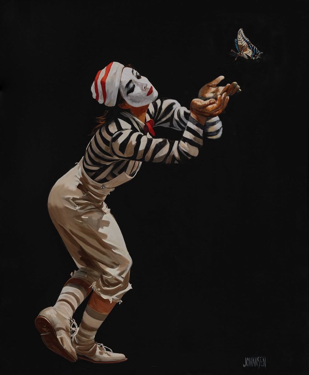 tilakgurung's tweet image. GM Ordinals 🟧
“In the silence of painted smiles, even the smallest flutter of freedom becomes a symphony of hope.”
Art by Jay Johansen