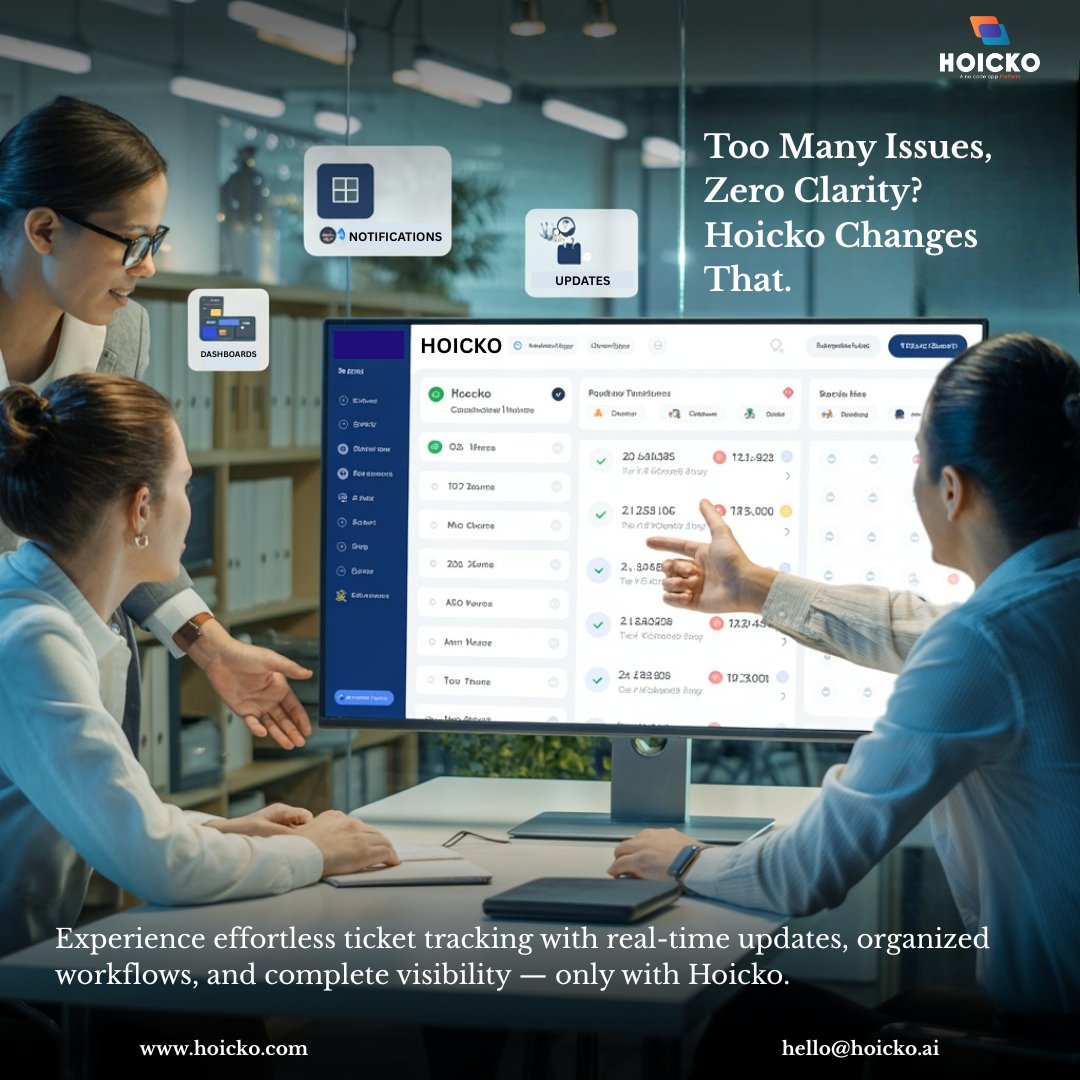 hoicko_official's tweet image. Too many issues, not enough clarity?
Switch to Hoicko — your all-in-one ticket tracking solution with real-time updates, smart dashboards, and organized workflows.
🎯 Track. Update. Resolve.
👉 hoicko.com
#TicketTracking #TaskManagement #TeamProductivity #Hoicko