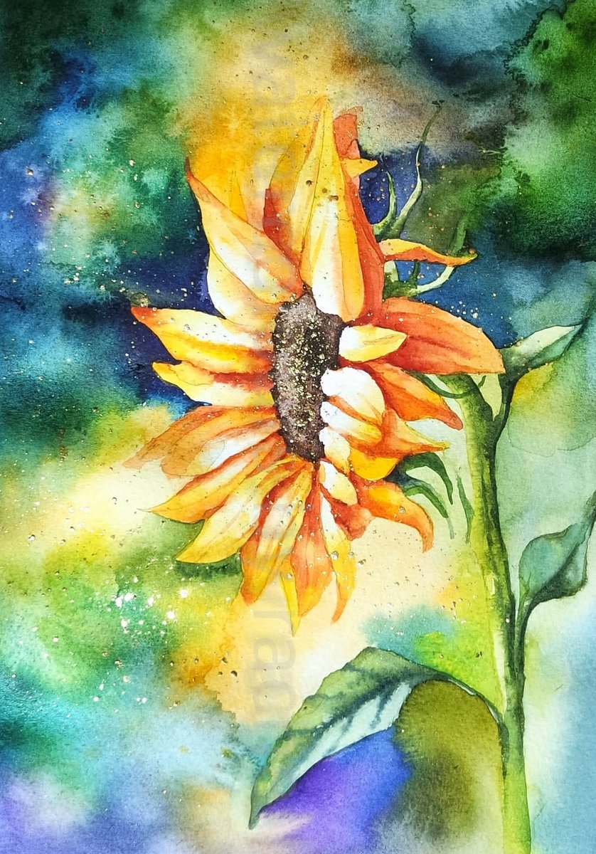 Sunflower 🌻

Happy Friday x

#watercolour #flower #background #watercolor #watercolourpainting #art #painting #summer #colourful #artist #art #loosewatercolour #brightcolours