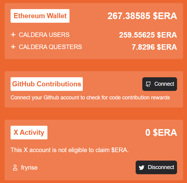 Go and check your $ERA allocation now. 

May the airdrop god bless you. 🙏