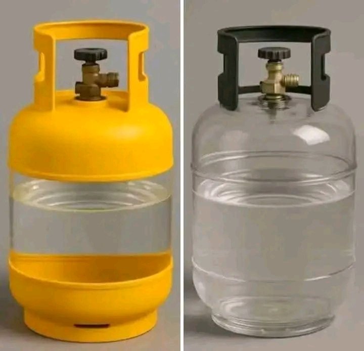 People are now Selling transparent cooking gas cylinders. Ni kama story ya kushtuliwa na gas imeisha😅