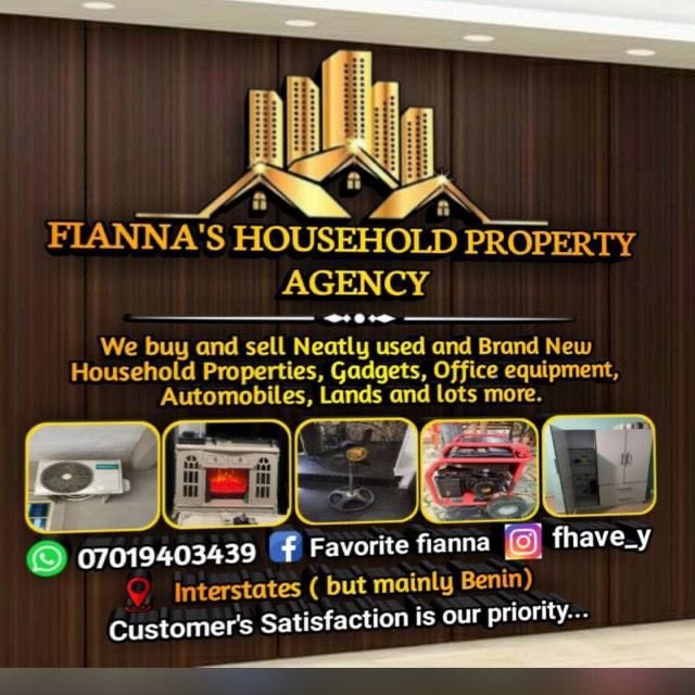 FiannaDeclutter's tweet image. Up &amp;amp; Grateful 🙌

Btw Guys, I run an Agency that buys and sells properties for those who are relocating &amp;amp; those who wish to purchase neatly used or Brand new Household properties for affordable prices.

Help repost till it gets to my end users.😊🙏