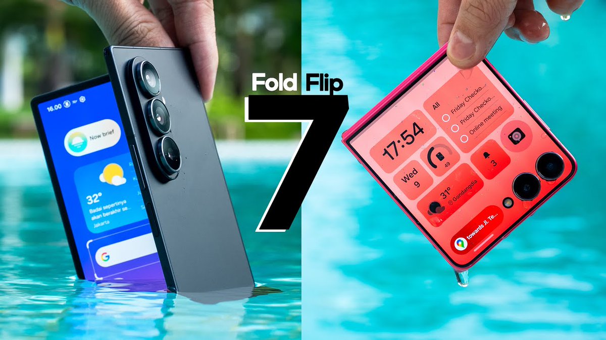 Siapa yang udah nonton video ini? Pasti tau dong fitur #GalaxyZFlip7 yang bisa rangkum jadwal harianmu? Kira-kira mana yang benar?

A. Now Brief
B. 50MP FlexCam

Source: Official YT GadgetIn smsng.co/GalaxyZFlip7-X…

Reply sebanyak-banyaknya pakai hashtag #GalaxyAI #GalaxyZFlip7