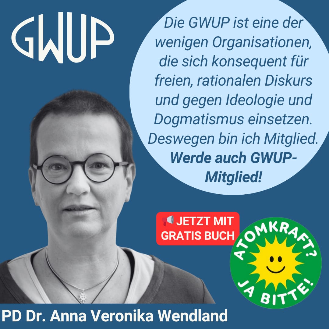 gwup | die skeptiker (@gwup) on Twitter photo Beantrage bis zum 15.08.2025 deine #GWUP-Mitgliedschaft unter gwup.org/join und trage im Anmerkungsfeld den Code "Wendland" ein.
Du erhältst von uns das Buch "Atomkraft? Ja bitte!" von <a href="/VeroWendland/">Anna Vero Wendland</a> gratis als Begrüßungsgeschenk zur Mitgliedschaft. 🎁📖 Beantrage bis zum 15.08.2025 deine #GWUP-Mitgliedschaft unter gwup.org/join und trage im Anmerkungsfeld den Code "Wendland" ein.
Du erhältst von uns das Buch "Atomkraft? Ja bitte!" von <a href="/VeroWendland/">Anna Vero Wendland</a> gratis als Begrüßungsgeschenk zur Mitgliedschaft. 🎁📖