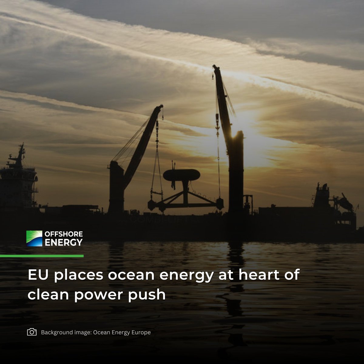 Offshore Energy - Marine Energy (@tetoday) on Twitter photo “It’s time for countries with rich wave resources – Ireland, Portugal, France and Spain – to follow the Commission’s advice and grasp this opportunity by launching CfDs for #waveenergy,” said Rémi Gruet, CEO of OEE
Read more: offshore-energy.biz/eu-places-ocea…
#marineenergy #renewableenergy “It’s time for countries with rich wave resources – Ireland, Portugal, France and Spain – to follow the Commission’s advice and grasp this opportunity by launching CfDs for #waveenergy,” said Rémi Gruet, CEO of OEE
Read more: offshore-energy.biz/eu-places-ocea…
#marineenergy #renewableenergy