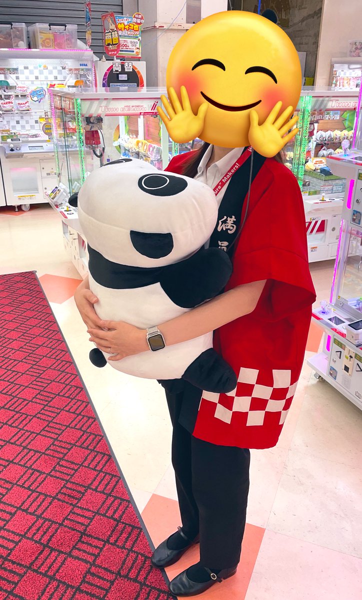 SYNC_machida_'s tweet photo. 【限定景品入荷】
#たれぱんだ 特大ぬいぐるみ 入荷しましたー‼️
#楽市楽座 #ASOBLE #アドアーズ 限定の特別なぬいぐるみ🧸
超でっかくて超かわいいです❗️
抱っこするとさらにかわいいっ👍
是非連れて帰ってあげてください✨
#町田 https://t.co/a38tIEz54H