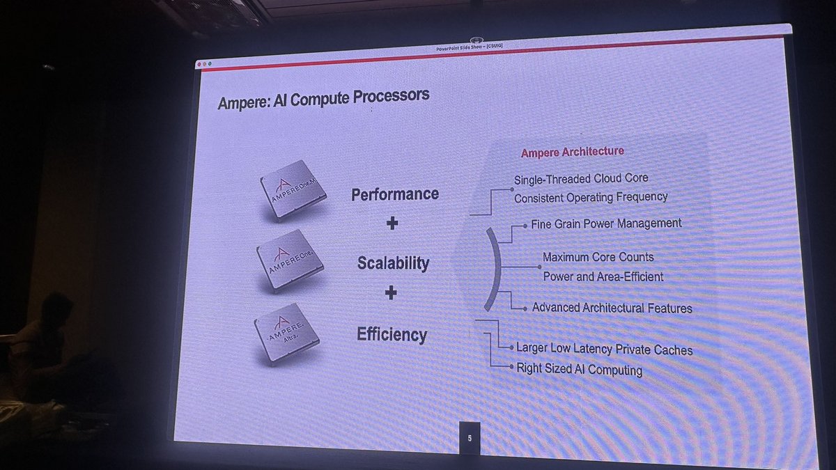kiranchavala's tweet image. Ampere Al computing with Arm #cloudstack #csiug by Vinod kumar