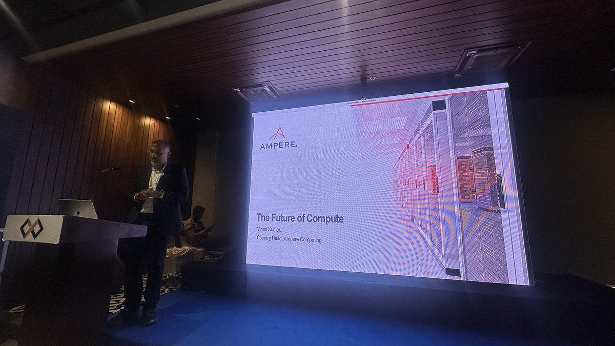 kiranchavala's tweet image. Ampere Al computing with Arm #cloudstack #csiug by Vinod kumar