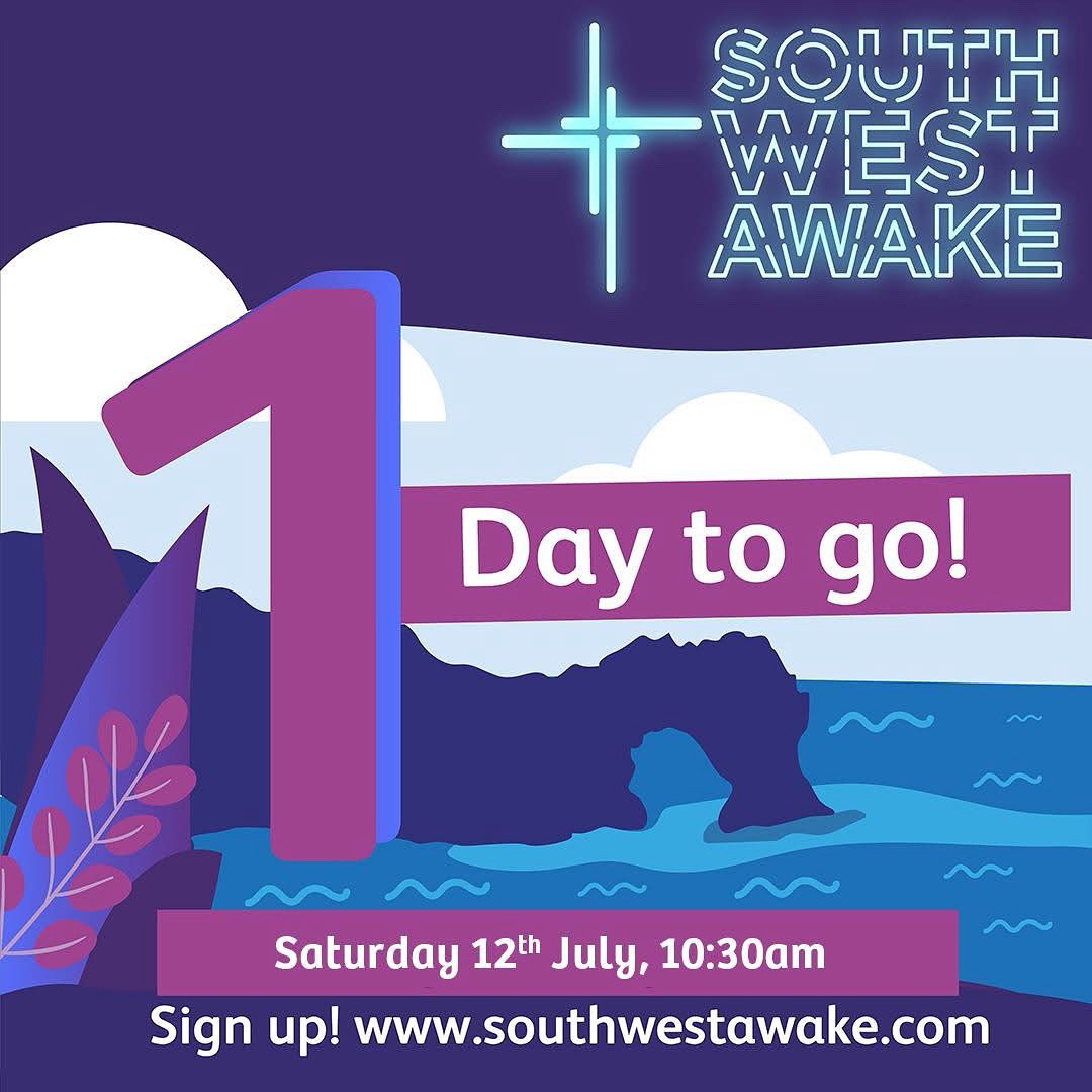 🔥 The wait is nearly over… TOMORROW at 10.30am, the South West becomes a canvas of prayer.

From cliffs to coves, thousands will stand united - not to watch, but to seek God for our region.

📍 Choose your spot now: southwestawake.com #SouthWestAwake
