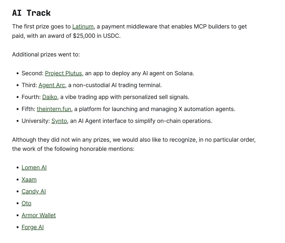 <a href="/lomen_org/">Lomen AI</a> got an honourable mention at <a href="/colosseum/">Colosseum</a>'s AI track 🙌

It's incredible validation. We're pushing along and iterating.

A few thank highlights..

But also watch this space, we have something epic coming up..