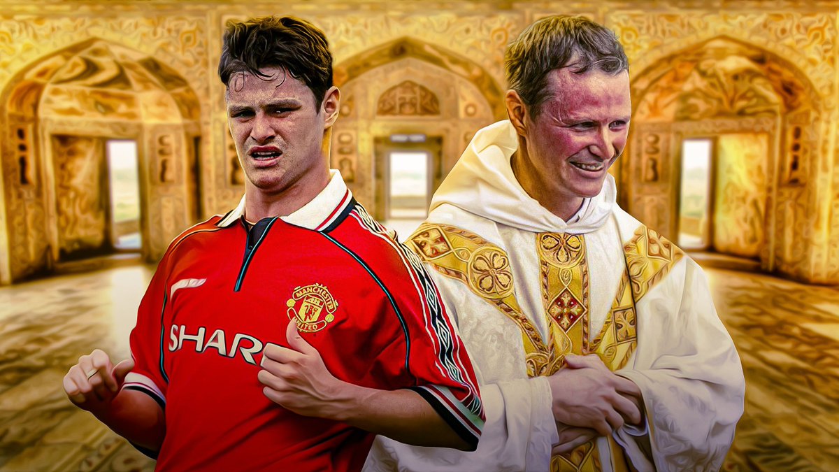 lechochretien's tweet image. ⚽🙏 INSOLITE | Philip Mulryne, ancien joueur de Manchester United, qui gagnait autrefois plus de 500.000 £ (579.000€) par saison à son apogée, est désormais prêtre catholique.