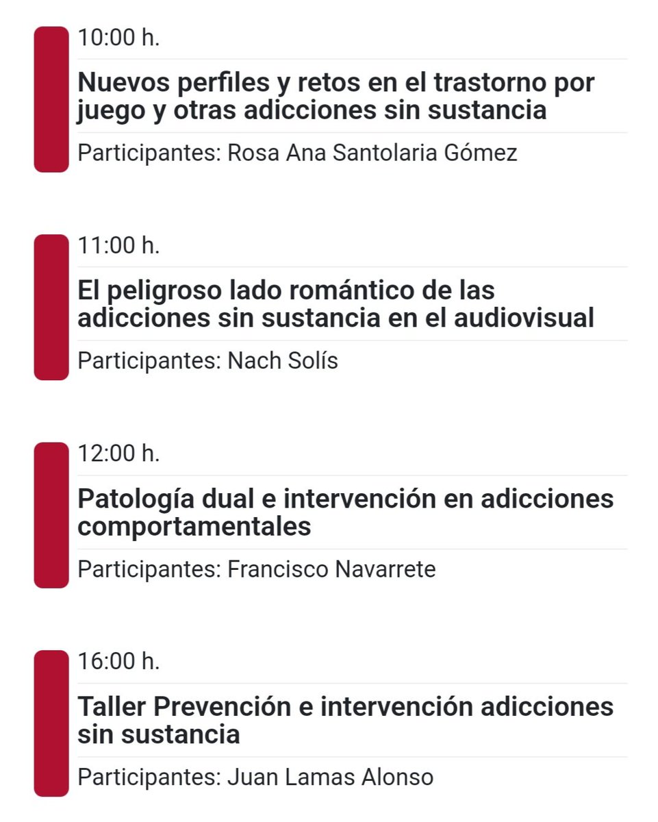 Fejar Federación (@fejarfederacion) on Twitter photo El próximo 14 de julio nuestro director técnico, <a href="/JuanLamasAlonso/">Juan Lamas</a> y la coordinadora del área de psicología, <a href="/santolariagr/">Rosana </a> participarán en los <a href="/CursosVeranoUCM/">Cursos de Verano UCM</a> , organizados por <a href="/fundacionucm/">Fundación Complutense</a> para hablar de "Adicciones sin sustancia: investigación y estrategias de intervención" El próximo 14 de julio nuestro director técnico, <a href="/JuanLamasAlonso/">Juan Lamas</a> y la coordinadora del área de psicología, <a href="/santolariagr/">Rosana </a> participarán en los <a href="/CursosVeranoUCM/">Cursos de Verano UCM</a> , organizados por <a href="/fundacionucm/">Fundación Complutense</a> para hablar de "Adicciones sin sustancia: investigación y estrategias de intervención"
