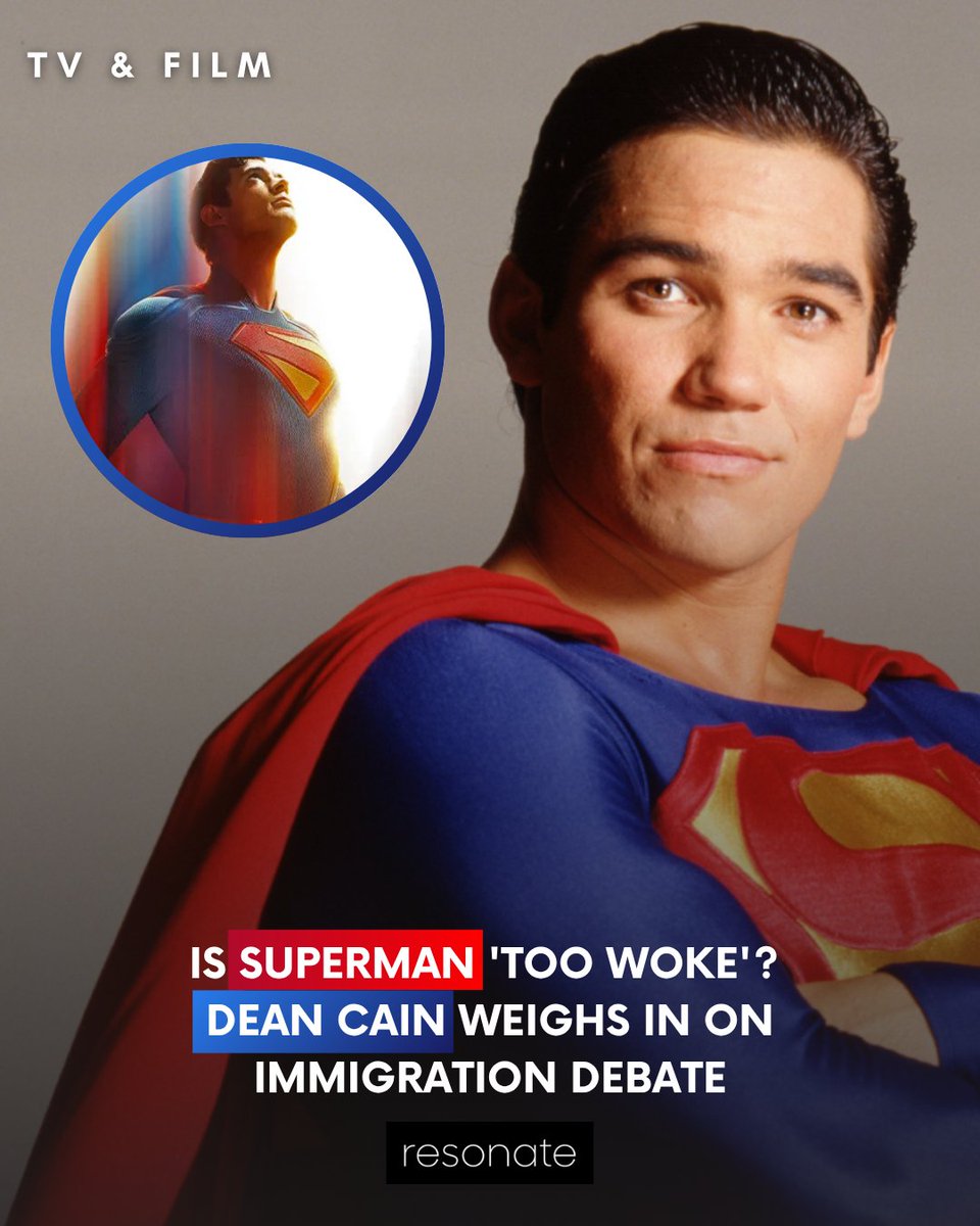 ResonateVoices's tweet image. As James Gunn’s Superman film prepares for its global debut, controversy has emerged from an unexpected corner: Dean Cain, who famously portrayed Clark Kent in the 1990s television series Lois &amp;amp; Clark: The New Adventures of Superman.

Read more: weareresonate.com/2025/07/is-sup…
