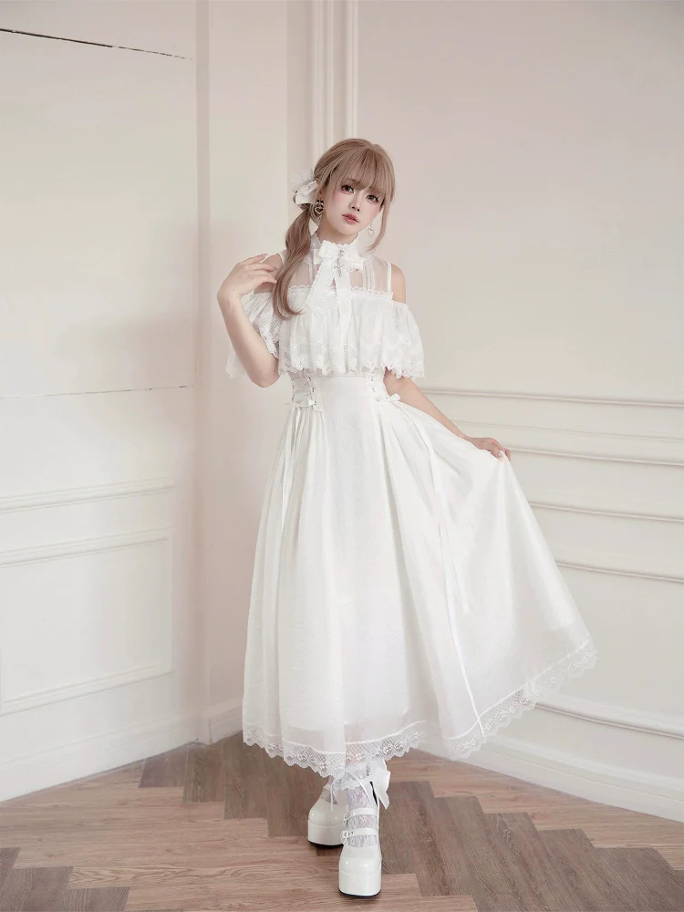 honeywardrobe07's tweet image. &lt;New In&gt;
Nearly 13ft hem circumference for elegant, this Jirai Kei dress is designed with flowing movement 👑🌙✨
Price: $16.99 - $61.99
Available Sizes: S, M, L
Purchase at: honeywardrobe.com/collections/20…
#HoneyWardrobe #JiraiKei #BlackDress #WhiteDress #LongSkirt