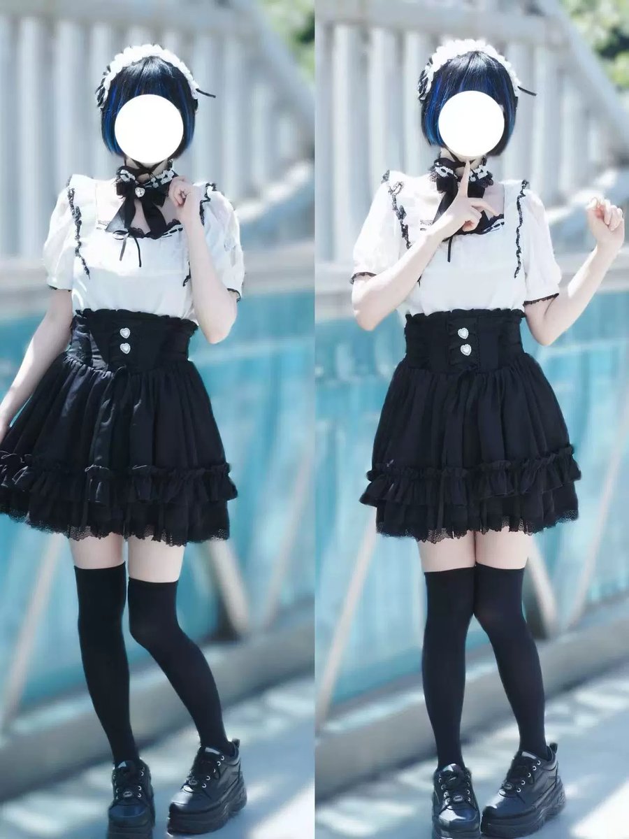 honeywardrobe07's tweet image. &lt;New In&gt;
Timeless black-and-white combo with delicate lace accents creates elegant Jirai Kei style 🖤🤍🎀.
Price: $20.99 - $43.99
Purchase at: honeywardrobe.com/collections/20…
#HoneyWardrobe #JiraiKei #BlackAndWhite #LaceAccent #ClassicStyle #ElegantLook