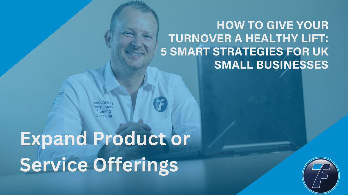 How to Give Your Turnover a Healthy Lift: Expand Product or Service Offerings

💙Develop complementary services
💙Launch new, differentiated products

Read all 5 tips in the full blog:
cfaccountancy.co.uk/how-to-give-yo…

#Accountancy #Bookkeeping #Payroll #FD #FinanceDirector