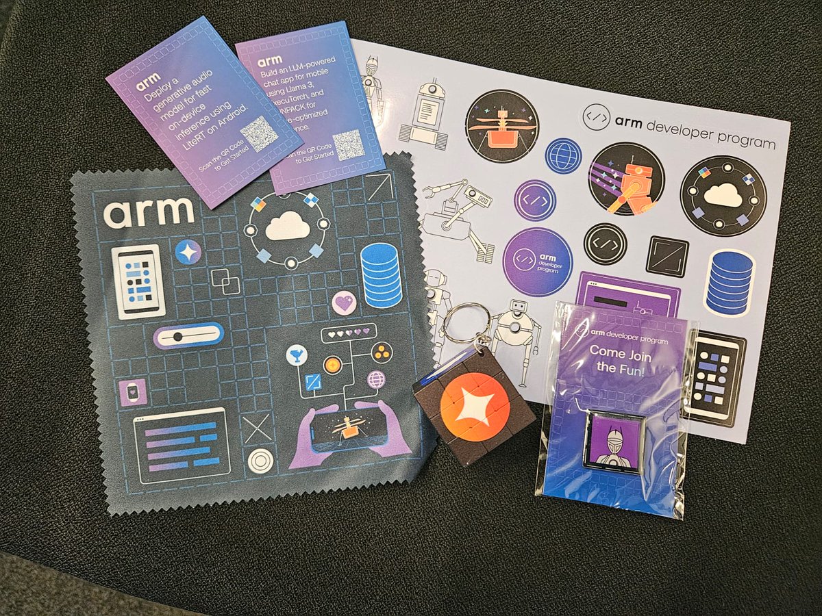 ArmSoftwareDev's tweet image. Swing by our technical sessions and workshops at @WeAreDevs today.
💡 Meet our expert developer evangelists team
🛠️ Get hands-on with AI-ready tools
🎁 Pick up some Arm SWAG
We’re here to talk all about how to build smarter, more efficient apps on @Arm.
#wearedevs
