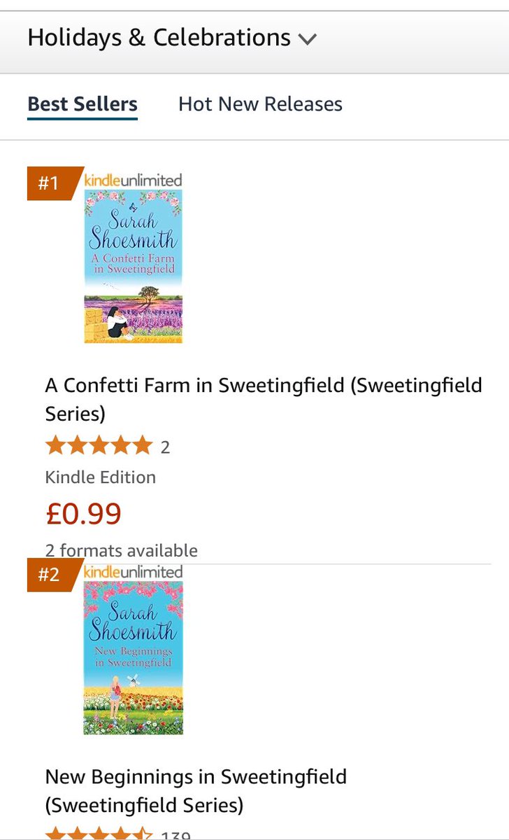 How wonderful to wake up this morning to find A Confetti Farm in Sweetingfield sitting at number 1 in the holidays and celebrations chart! Thank you so much for buying the latest book from Sweetingfield 🌼🌸🌼🌸🌼

UK: amazon.co.uk/dp/B0FDWVFV7N
USA: amazon.com/dp/B0FDWVFV7N