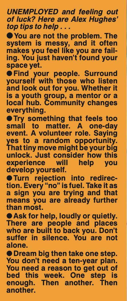 Young and struggling to get a job?  <a href="/HughesAlex01/">Alex Hughes</a> has been there. Here are his wise - and inspiring - words for #YouthEmploymentWeek #YEW25

thesun.co.uk/money/35673348…