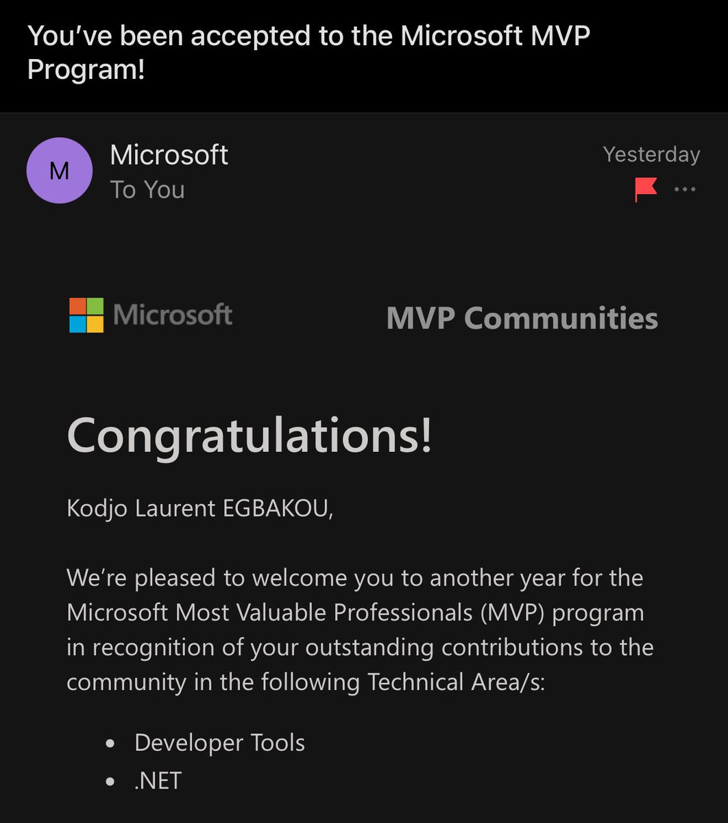 lioncoding's tweet image. Happy to be recognized as a Microsoft MVP in Developer Technologies for the 6th year in a row ๐๐ฅณ๐
Thank you @MVPAward
#MVPBuzz #Microsoft
