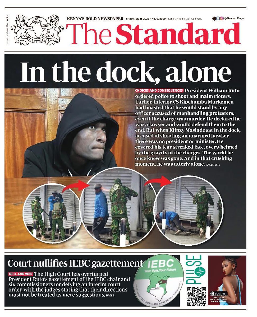 Shocked by the remarks made by MP Nelson Koech endorsing a “shoot to kill order” against anti-government protesters. Advocating for the use of extreme force by police only fans the flames of unnecessary violence that risk eroding the respect for human life and dignity. 

Kenyans,