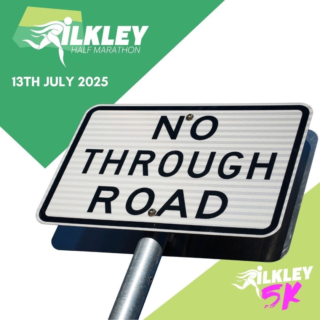 All roads through Ilkley will be closed from 10am Sunday for the Ilkley Half. There is no access on back roads to Addingham &amp; Bolton Bridge. Alternative routes are available via Askwith Moor/A59 toward Bolton Abbey &amp; Bingley Road towards Keighley. Anticipated reopening at 12:00.