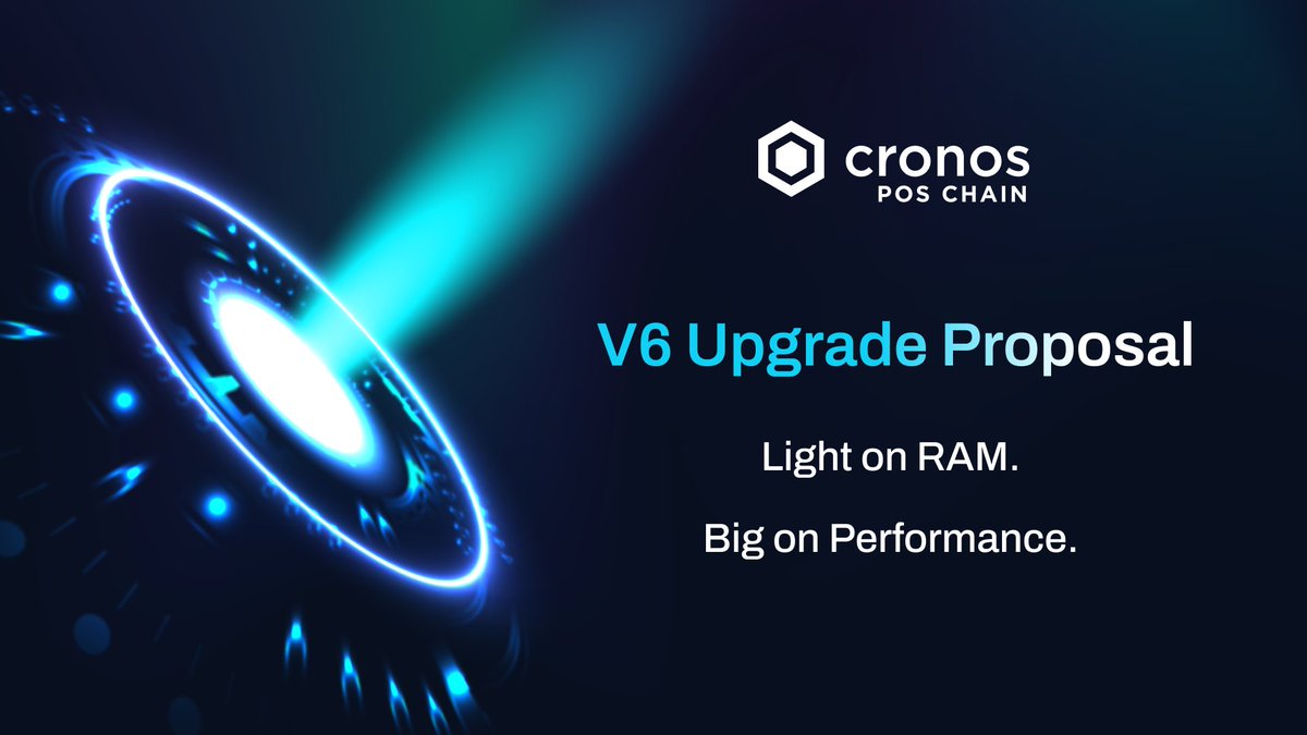 cronos_chain's tweet image. 📣 The Cronos POS v6 upgrade proposal is now LIVE, packed with upgrades to boost network performance, security &amp;amp; interoperability.

👉 Learn more about v6 proposal: blog.cronos-pos.org/p/governance-p…

👉 Voting starts from now till 25 July: mintscan.io/crypto-org/pro…

📅 Upgrade Block height:…