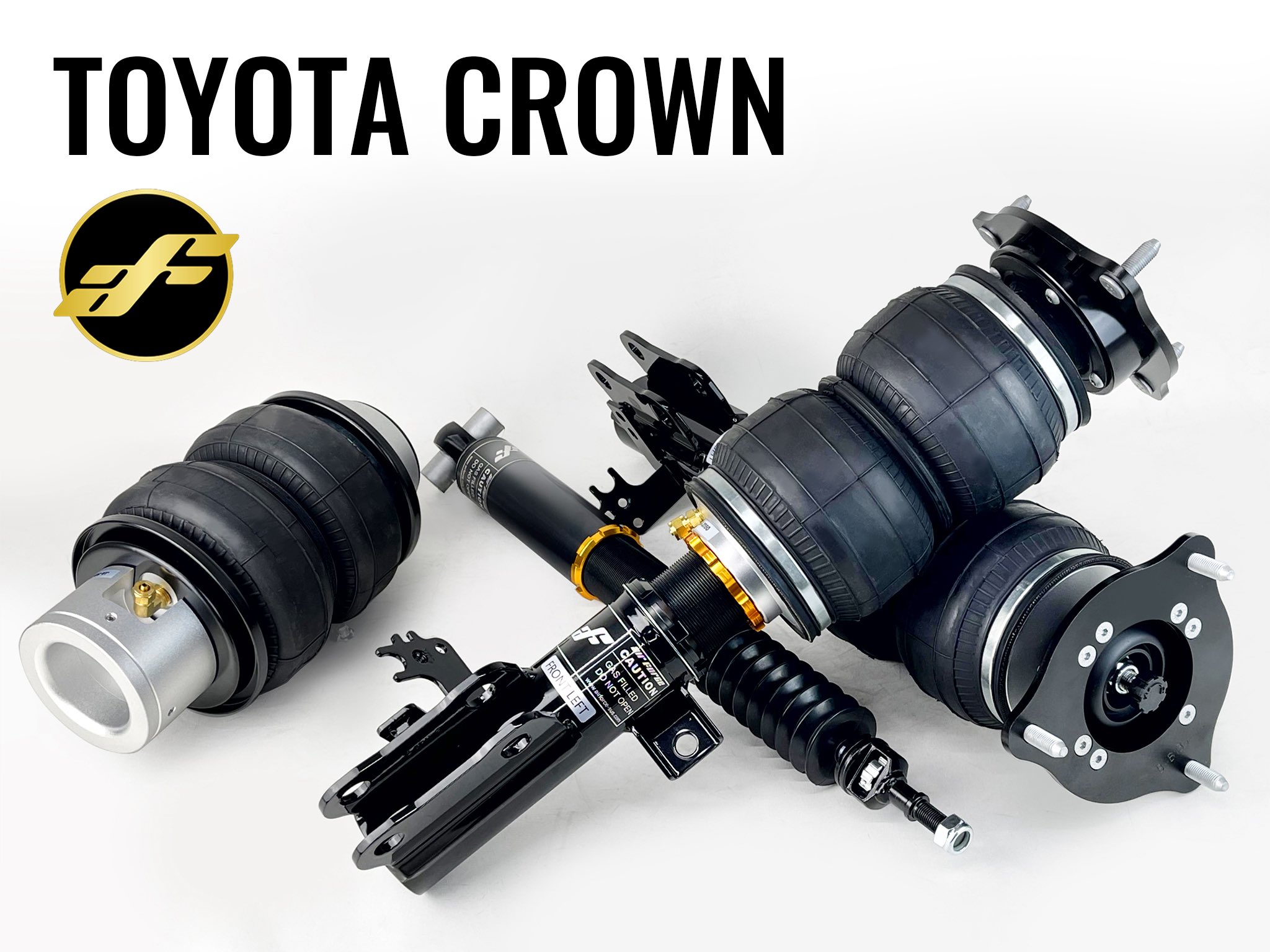 エアーサスペンション　エアサス　足のみ　30IS、10GS、RC、22クラウン用 Air Force Suspension Japan on X: 