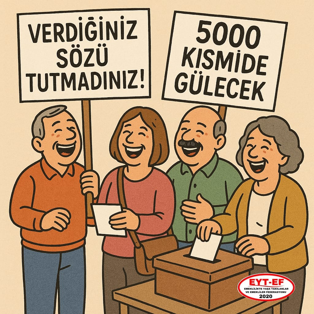 EYT & EF Arzu LASTİKCİ (@arzulastikci) on Twitter photo 2.TAG
👇
#5000KısmideGülecek
O kahkaları atanlar bilsin ki;
Verdiği sözü unutanlar !
Adaleti yok sayanlar !
Borçlandırıp ortada bırakanlar !
Unutulmayacak !
O kahkaha SANDIKTAN atılacak.
5000 Prim
Kısmi Emeklilik
#SonGülenEmekliOlacak
<a href="/RTErdogan/">Recep Tayyip Erdoğan</a>
<a href="/_cevdetyilmaz/">Cevdet Yılmaz</a>
<a href="/isikhanvedat/">Prof. Dr. Vedat Işıkhan</a> 2.TAG
👇
#5000KısmideGülecek
O kahkaları atanlar bilsin ki;
Verdiği sözü unutanlar !
Adaleti yok sayanlar !
Borçlandırıp ortada bırakanlar !
Unutulmayacak !
O kahkaha SANDIKTAN atılacak.
5000 Prim
Kısmi Emeklilik
#SonGülenEmekliOlacak
<a href="/RTErdogan/">Recep Tayyip Erdoğan</a>
<a href="/_cevdetyilmaz/">Cevdet Yılmaz</a>
<a href="/isikhanvedat/">Prof. Dr. Vedat Işıkhan</a>