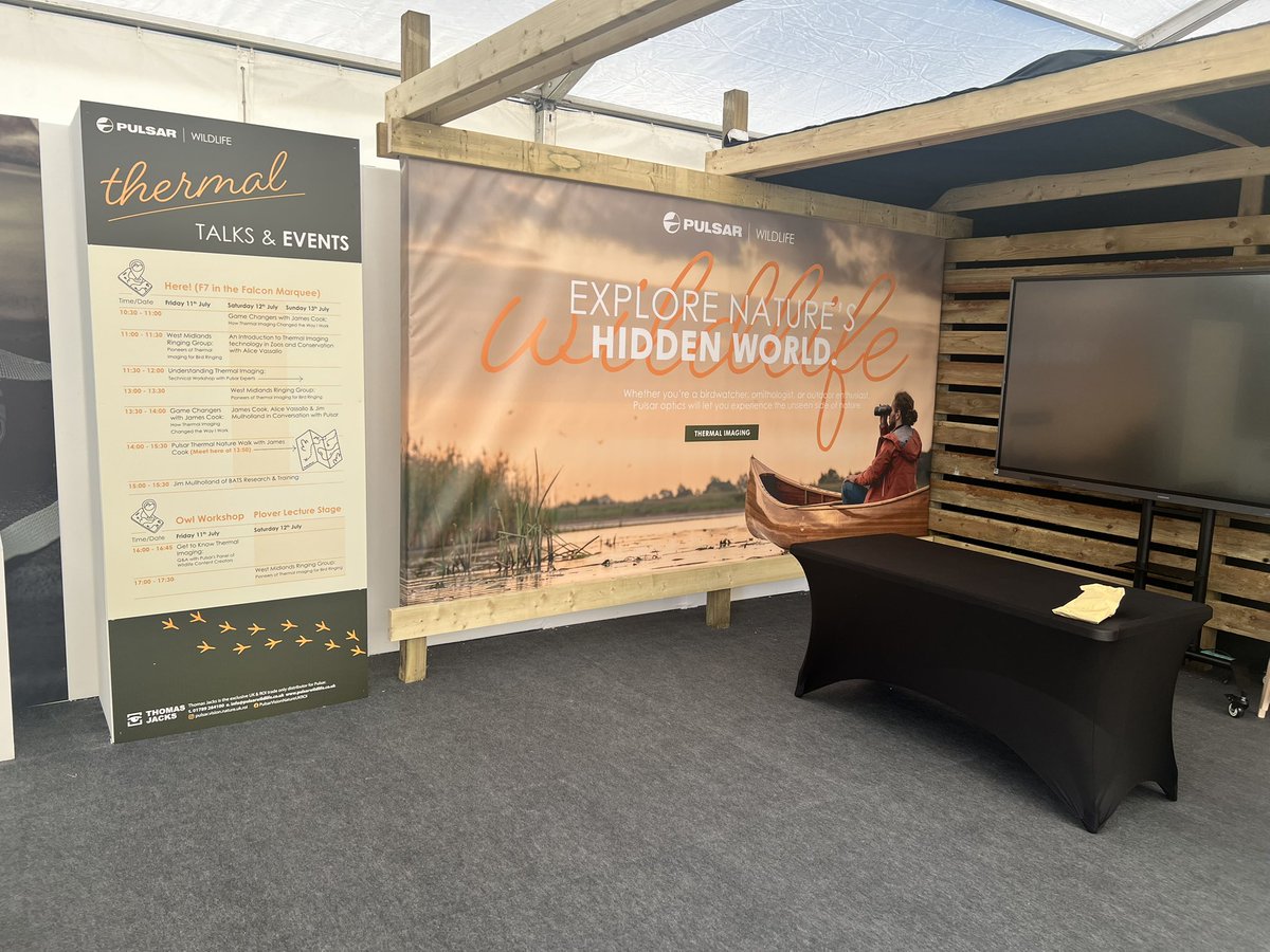 RingersWm's tweet image. Join lots of fantastic speakers at the @PulsarWild stand in Falcon F7.
Looking forward to seeing you all.
It’s a scorcher 🔥@GlobalBirdfair