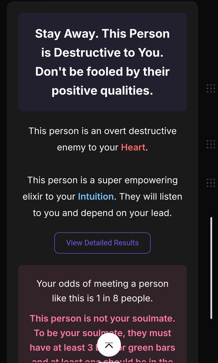 BITCOINFUNDMGR's tweet photo. The biggest problem in your life is finally fixed. The biggest problems in your life always stem from meeting the wrong people. Some people take your money. Others break your heart. You can finally predict your compatibility with anyone. Use it for every meeting or even text message.