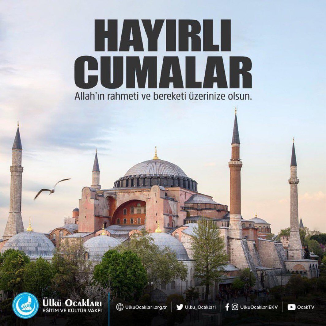 Allah’ın rahmeti ve bereketi üzerinize olsun.
Dualarınız kabul, cumamız mübarek olsun.
#HayırlıCumalar 🇹🇷