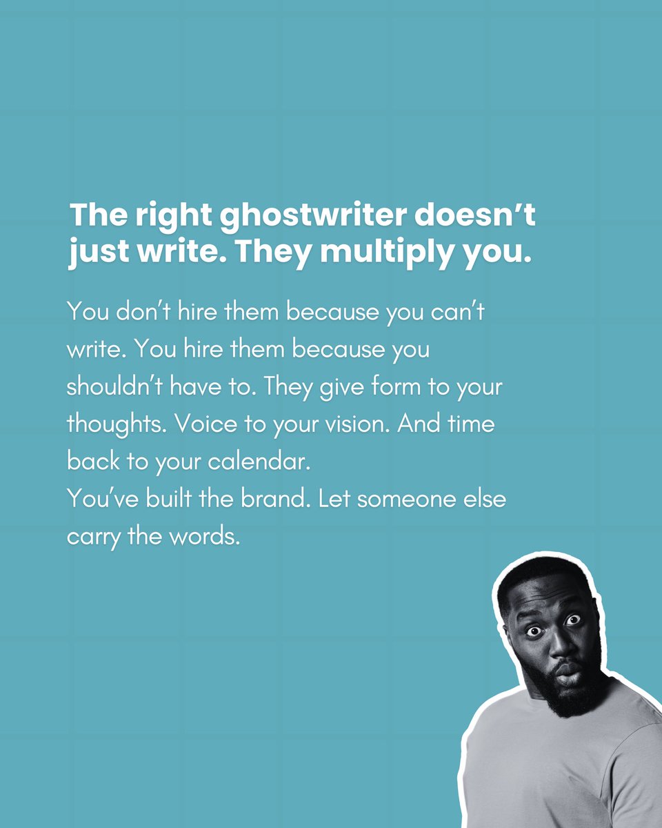 askwordsng's tweet image. Let your words start working as hard as you do.

At Askwords.ng, we ghostwrite content, books, and strategy copy that gets you heard, while you focus on what only you can do.

#AskwordsNG #Ghostwritingservice #AuthorityBuilding #ThoughtLeadership