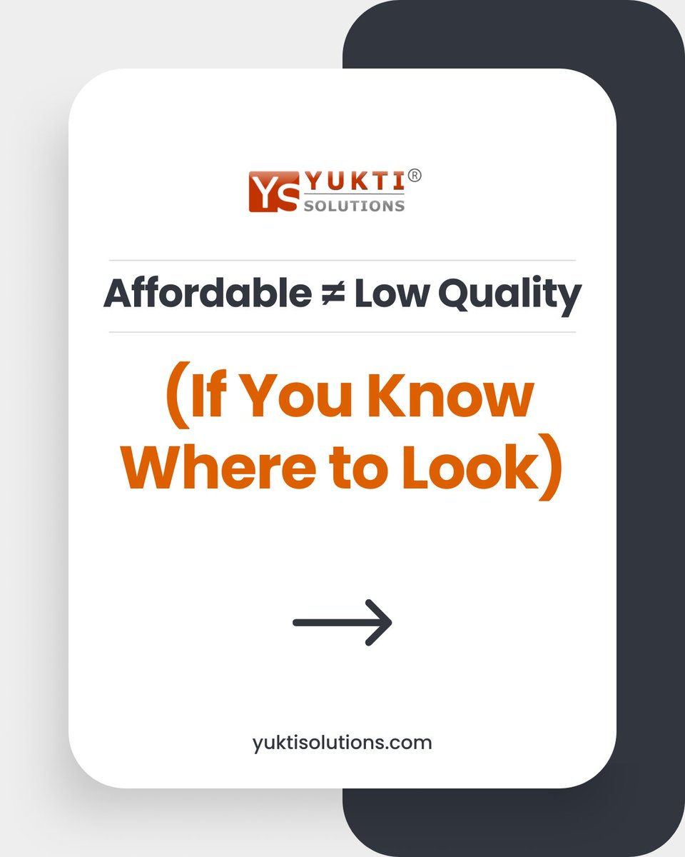 yuktisolutions's tweet image. Affordable ≠ low quality.

India’s top devs think like co-founders, not contractors.

✅ Product-first
✅ Startup-savvy
✅ Fast &amp;amp; reliable
Want our top 5 trusted agency picks?
DM “TRUSTED” now.
#TechHiring #StartupTips #IndiaTech #OutsourcingDoneRight