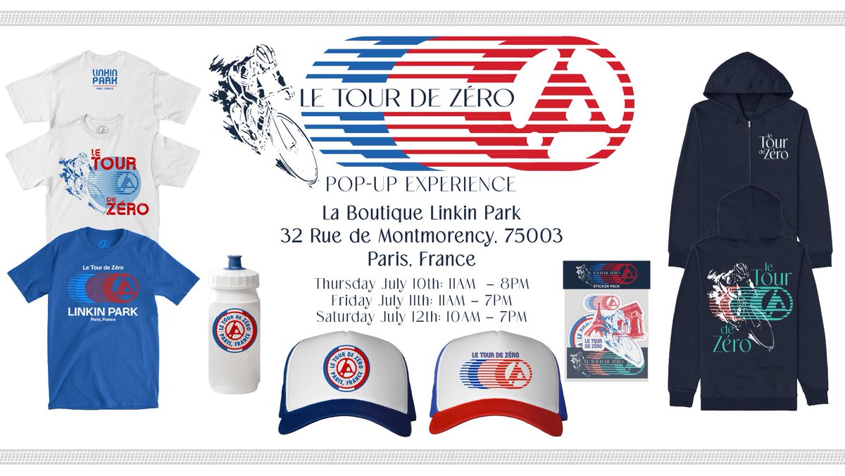 linkinpark's tweet image. La Boutique Linkin Park. Day 2.
11AM-7PM
32 Rue de Montmorency, 75003 Paris