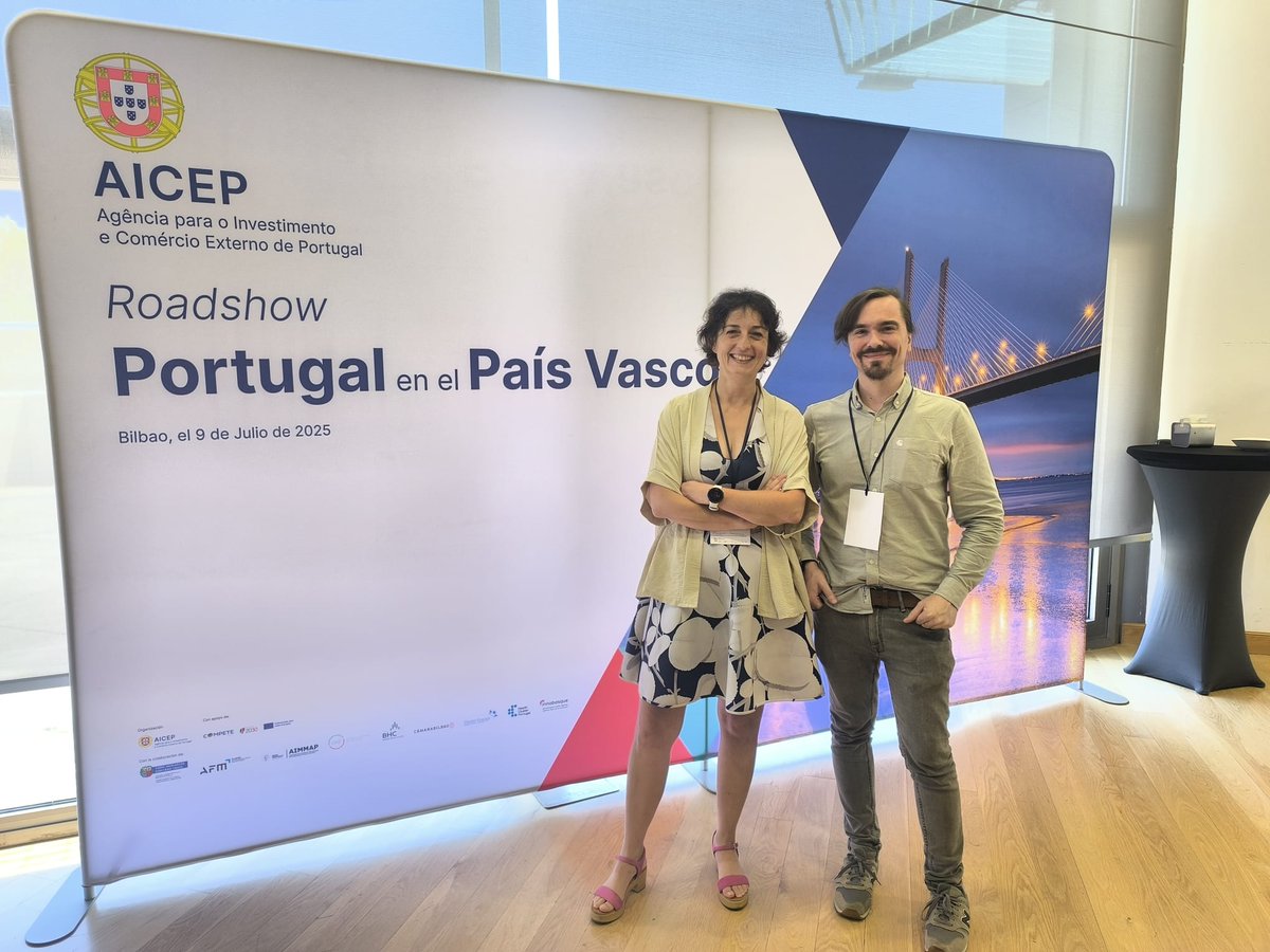 BCMaterials's tweet image. ⏩The BCMaterials Technology Transfer department, represented by @rgonte and Javier Vicente, participated in the meeting with Portuguese companies at the Portugal-Basque Country Roadshow, organized by @Innobasque. Great event to explore future collaborations!!