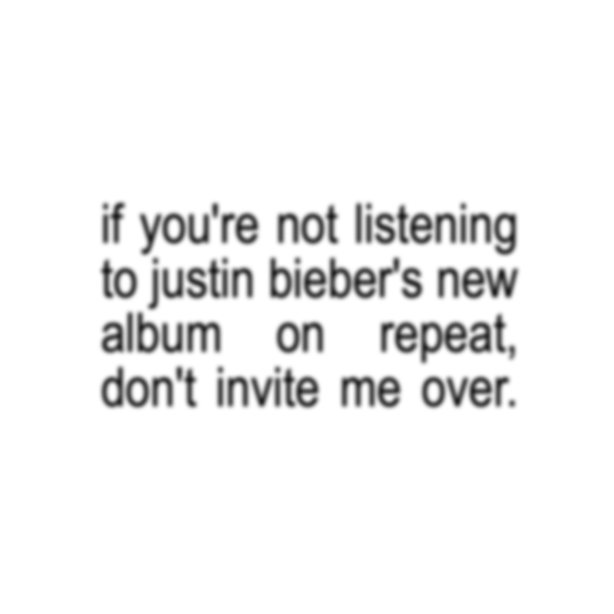 biebersjoint's tweet photo. Justin Bieber's new project isn't just the most pleasant surprise in this era of music... it's the only candidate for album of the year and has multiple contenders for song of the summer. Very well done. #SWAG https://t.co/OzScPLgBDf