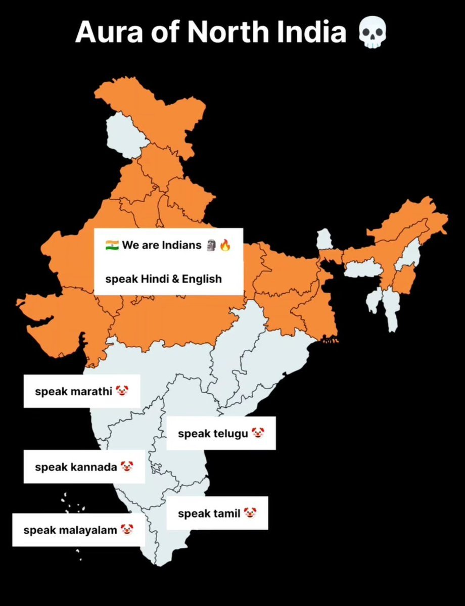 That saffron part you see, Hindi speaking Bharat, has a per capita income same as Pakistan. 😂😂😂😂